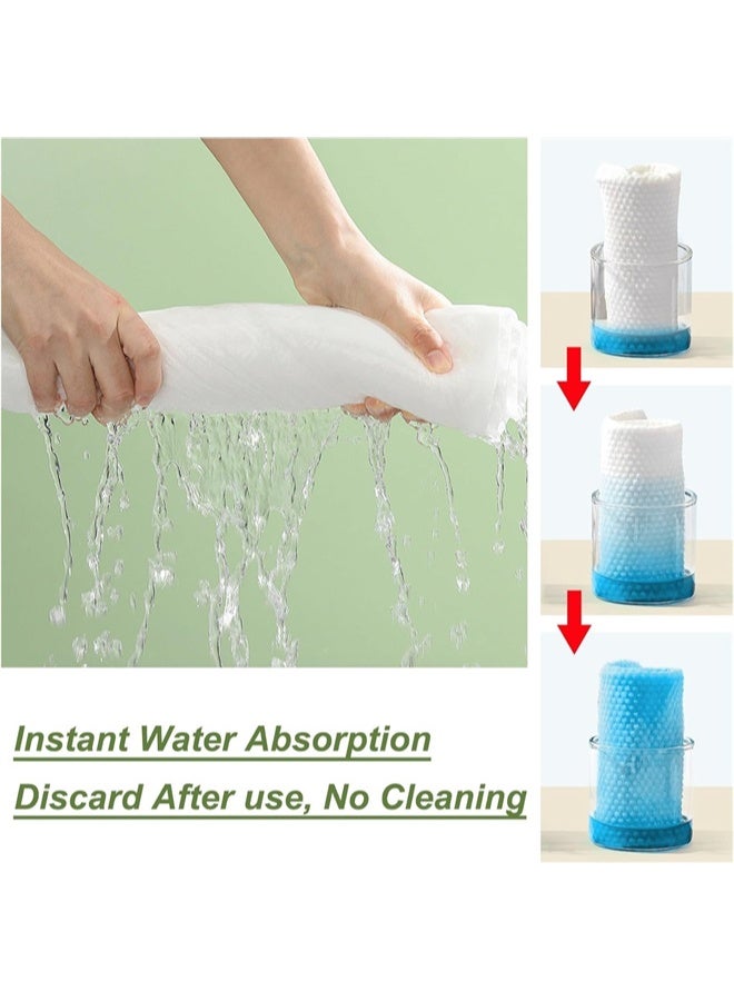 HOMESTAR 5 Pack Disposable Bath Towels, 70x140cm Large Compressed Towel, Cotton Towel For Camping, Sports, Hiking - Image 5
